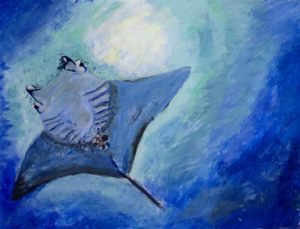 Mantaray Painting